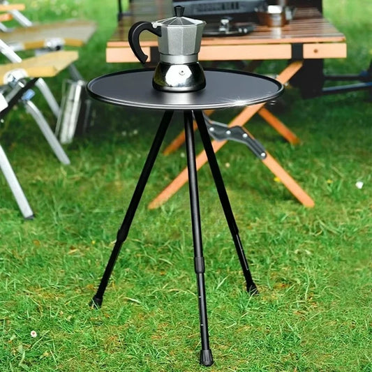 Tea Table Round Table Camping circular Outdoor Small Portable Leisure Ultra Lightweight Picnic Garden Mini Coffee Dining Tables